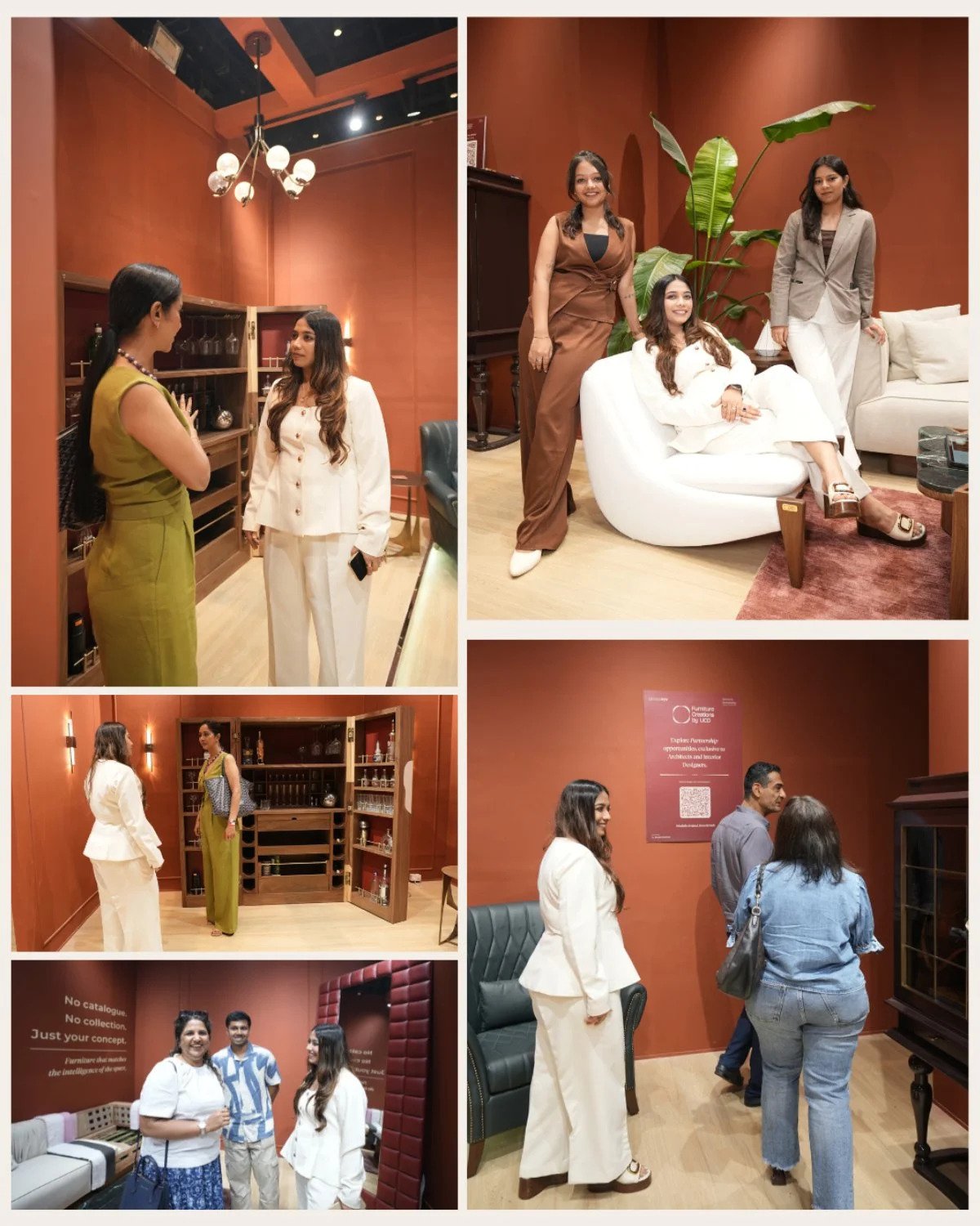 Photographs from the Design POV stall with visitors